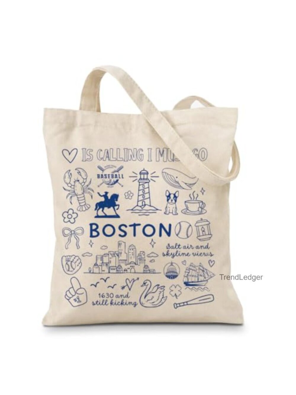 Canvas Tote Bag Cotton Women's Shoulder Bag Woven Straps Everyday Work Travel